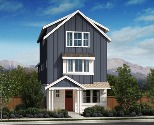 Morgan Series Plan 4 - Prescott Ranch - Farmhouse Style House
