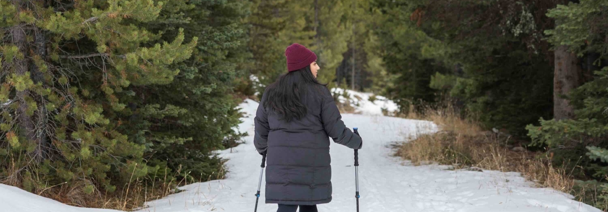 Snowshoeing